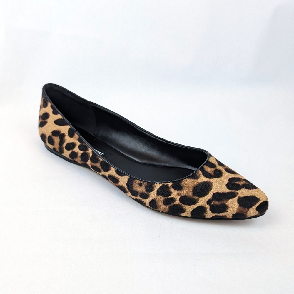 NINE WEST - Leopard Pony Hair Flats Size 9.5